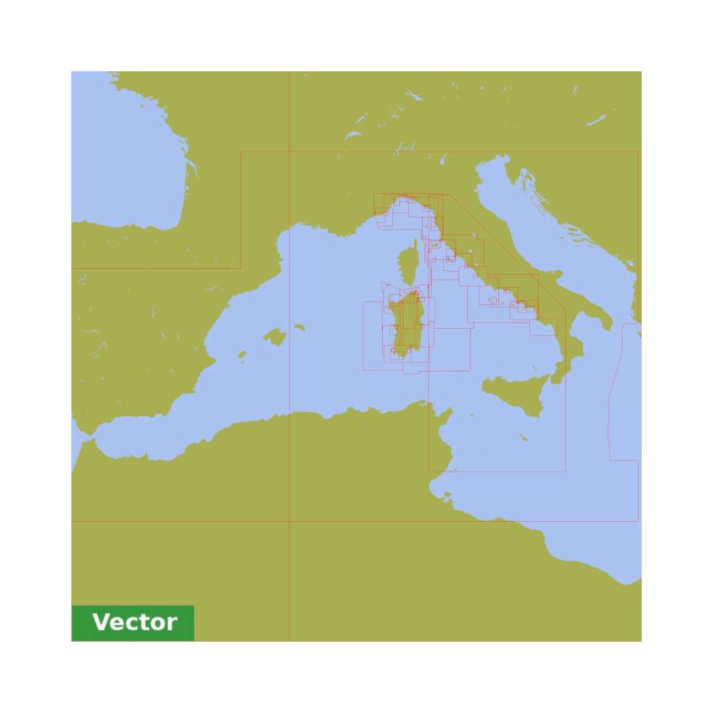 Carta vettoriale ITALIA OVEST per OpenCPN